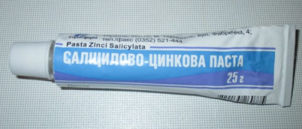 Салицилово-цинковая паста против прыщей Салицилово-цинковая паста против прыщей