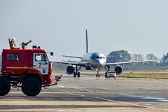 Аэропорт Краснодара принял первый международный рейс после открытия Аэропорт Краснодара принял первый международный рейс после открытия