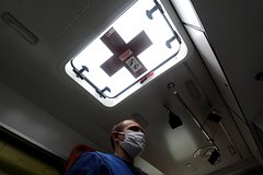 Трамвай переехал самокатчика в российском городе