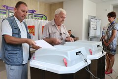 В России начался Единый день голосования В России начался Единый день голосования